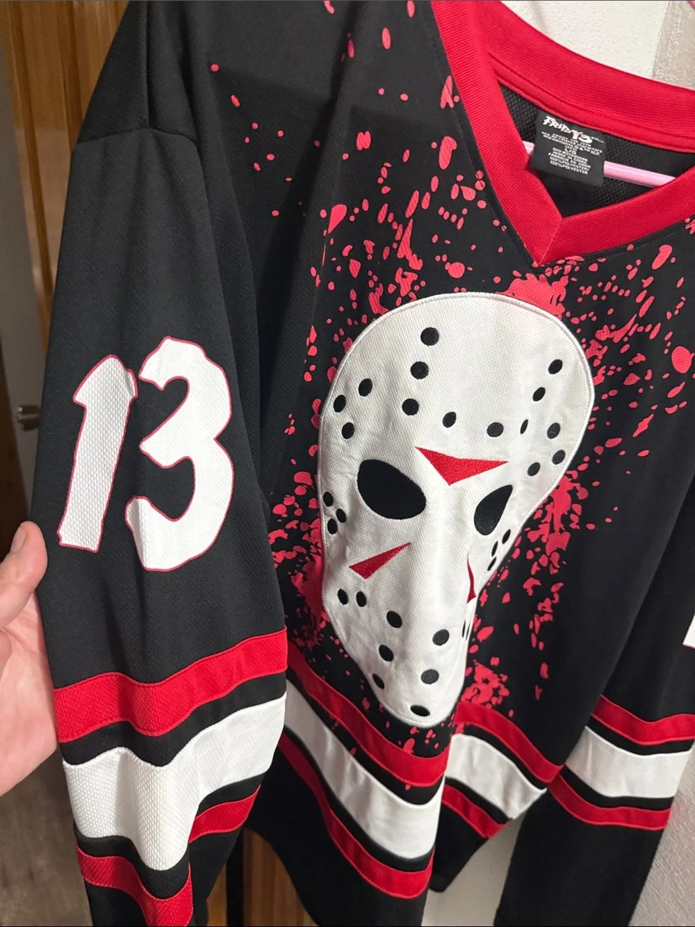 Friday the 13th mini backpack+Jason Voorhees 13 Jersey XXL🔪🩸